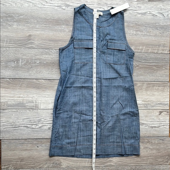 Montesinos Blue Sleeveless Denim Dress - Picture 6 of 6